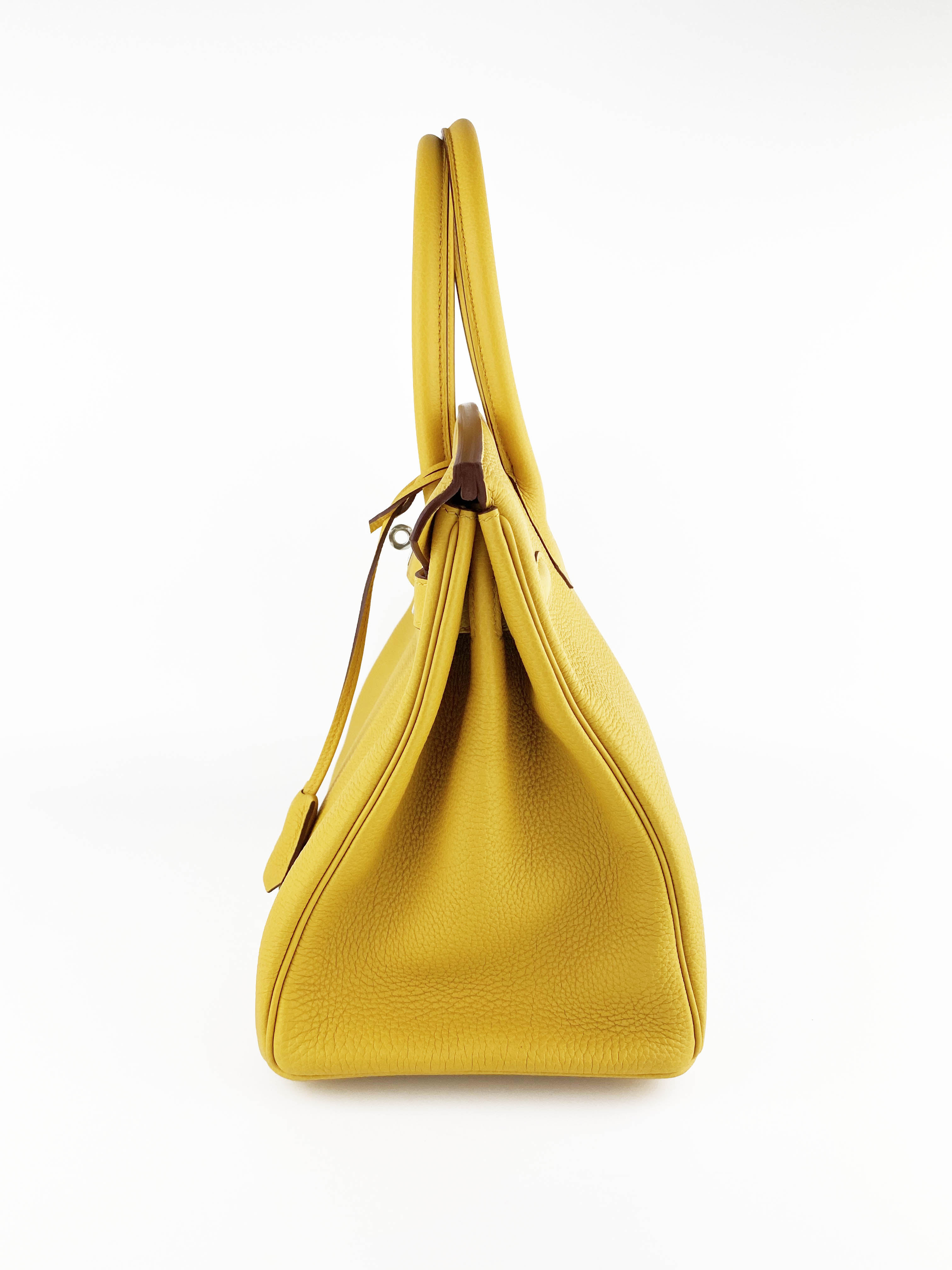 Hermes Jaune Amber Birkin 30 Bag