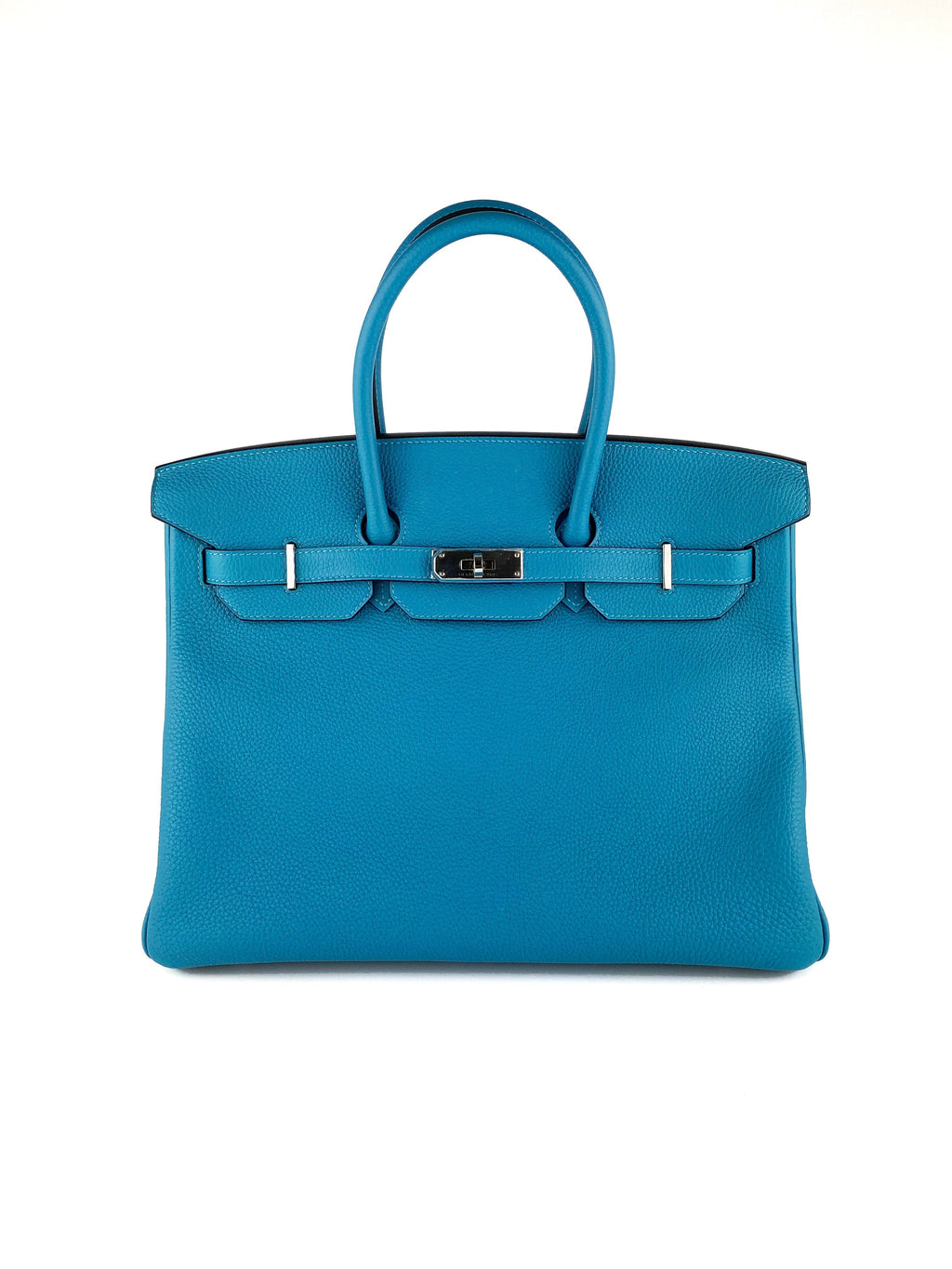 Hermes Turquoise Togo Leather Birkin 35