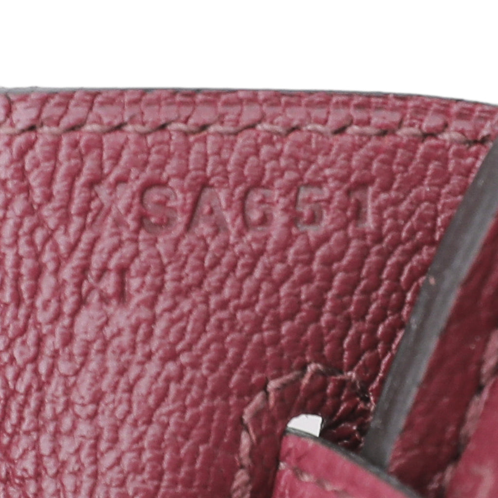 Hermes Rouge H Birkin 25