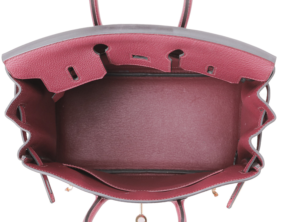 Hermes Rouge H Birkin 25