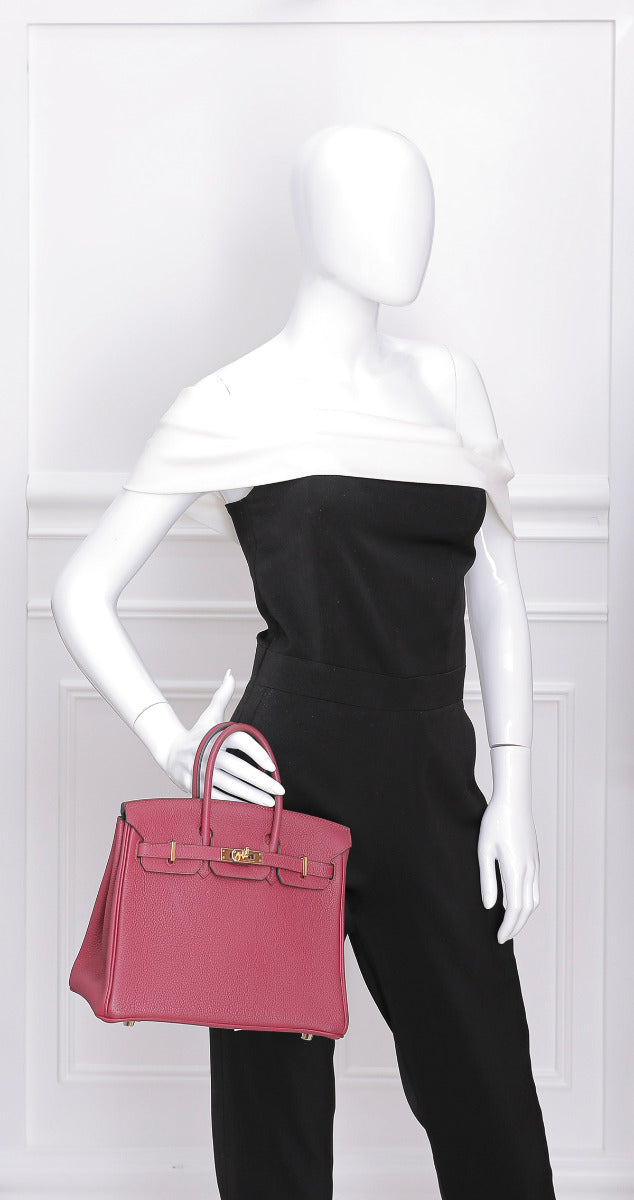 Hermes Rouge H Birkin 25
