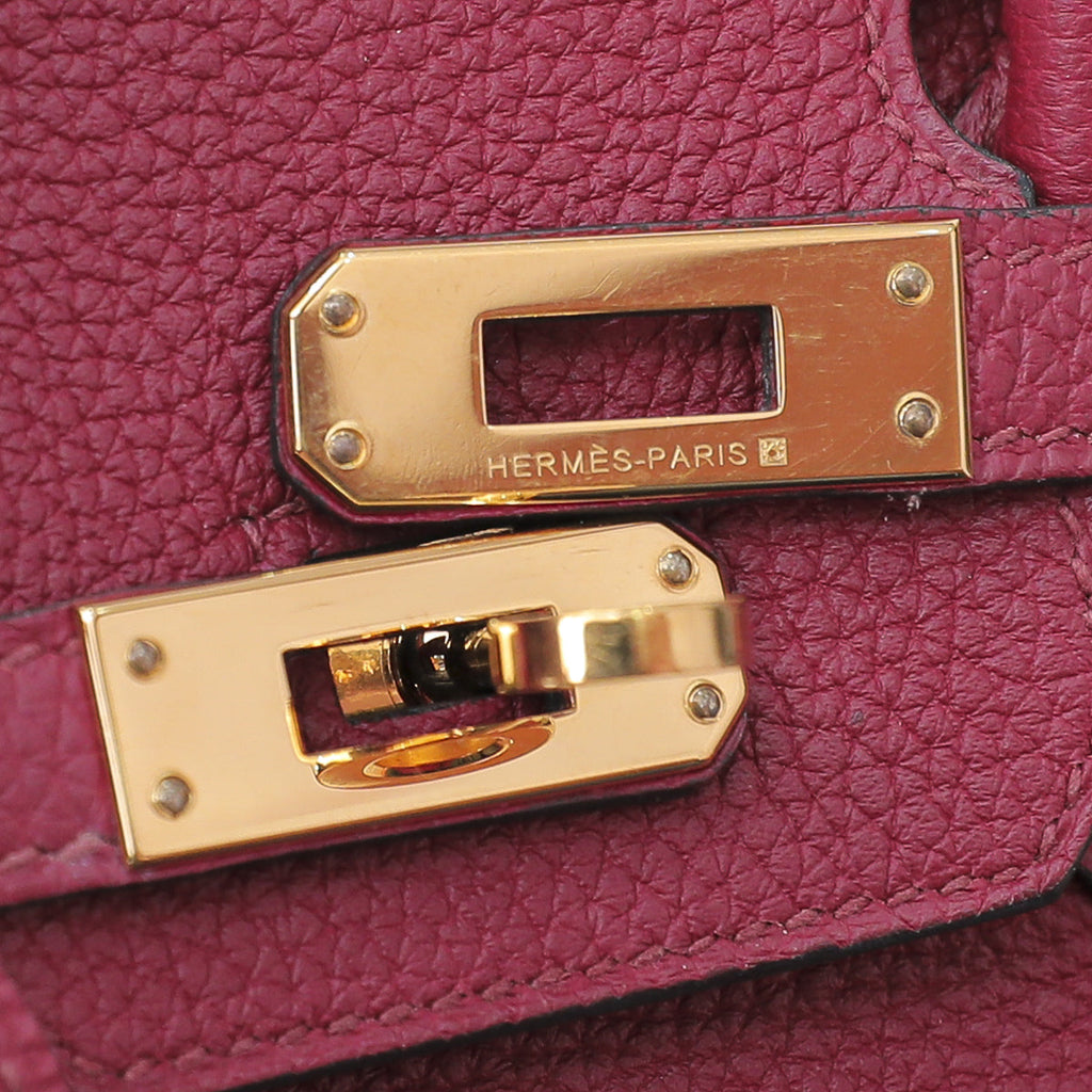 Hermes Rouge H Birkin 25