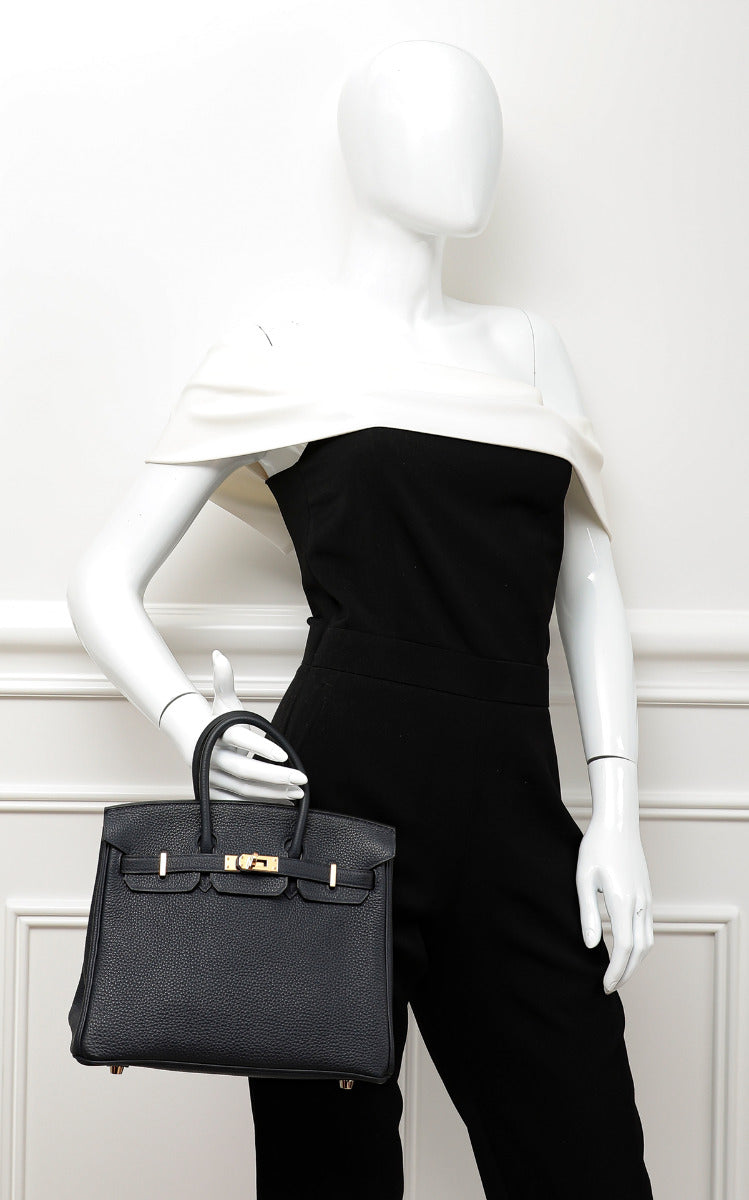 Hermes Bleu Nuit Birkin Bag 25