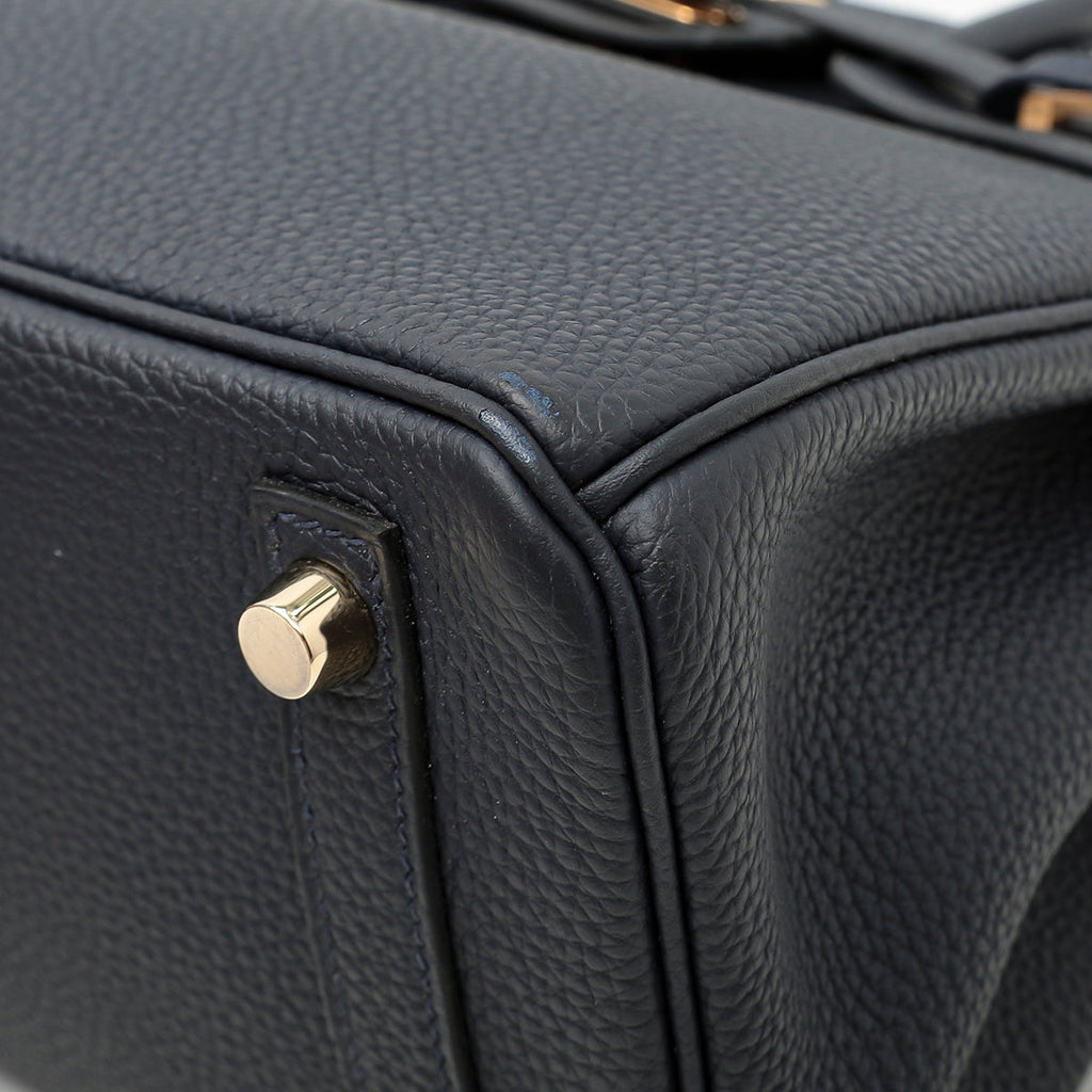 Hermes Bleu Nuit Birkin Bag 25