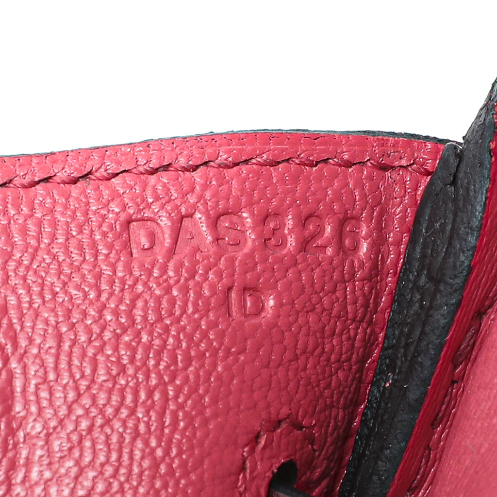 Hermes Rouge H Clemence-Swift Birkin 30