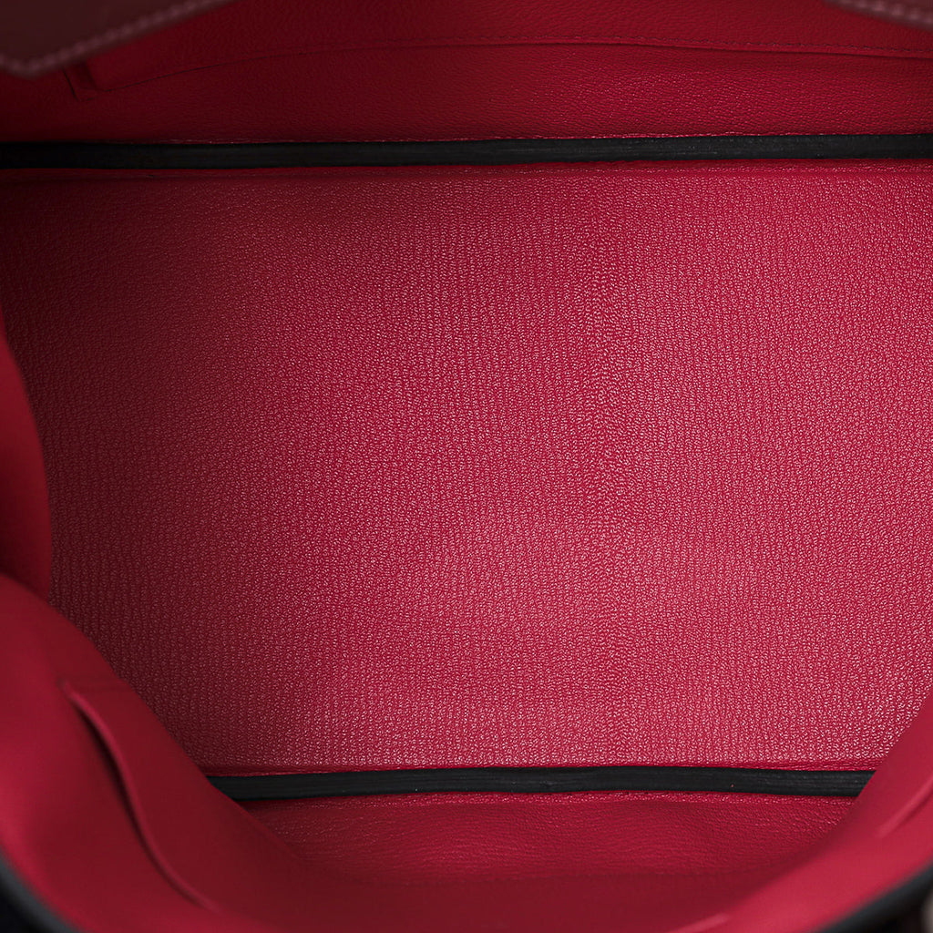 Hermes Rouge H Clemence-Swift Birkin 30