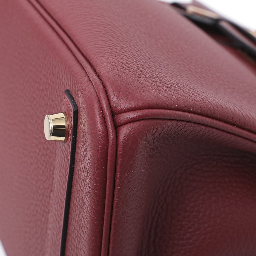 Hermes Rouge H Clemence-Swift Birkin 30