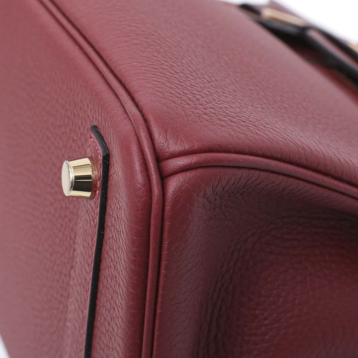 Hermes Rouge H Clemence-Swift Birkin 30