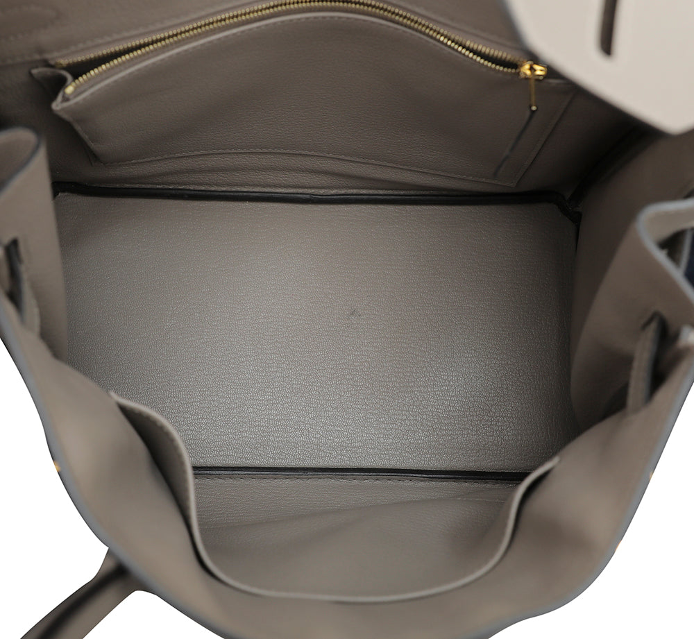 Hermes Gris Asphalt Birkin 30 Bag
