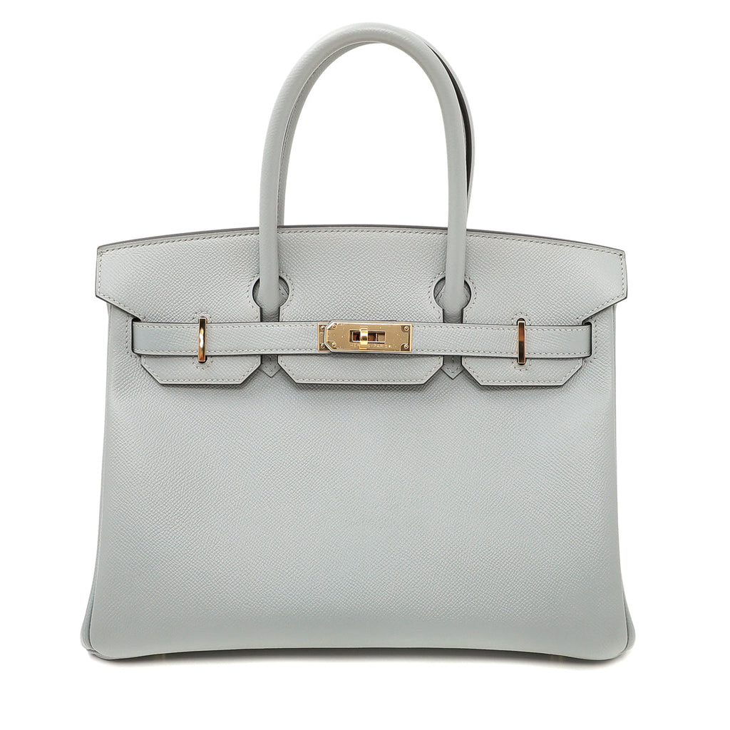 Hermes Bleu Glacier Birkin 30