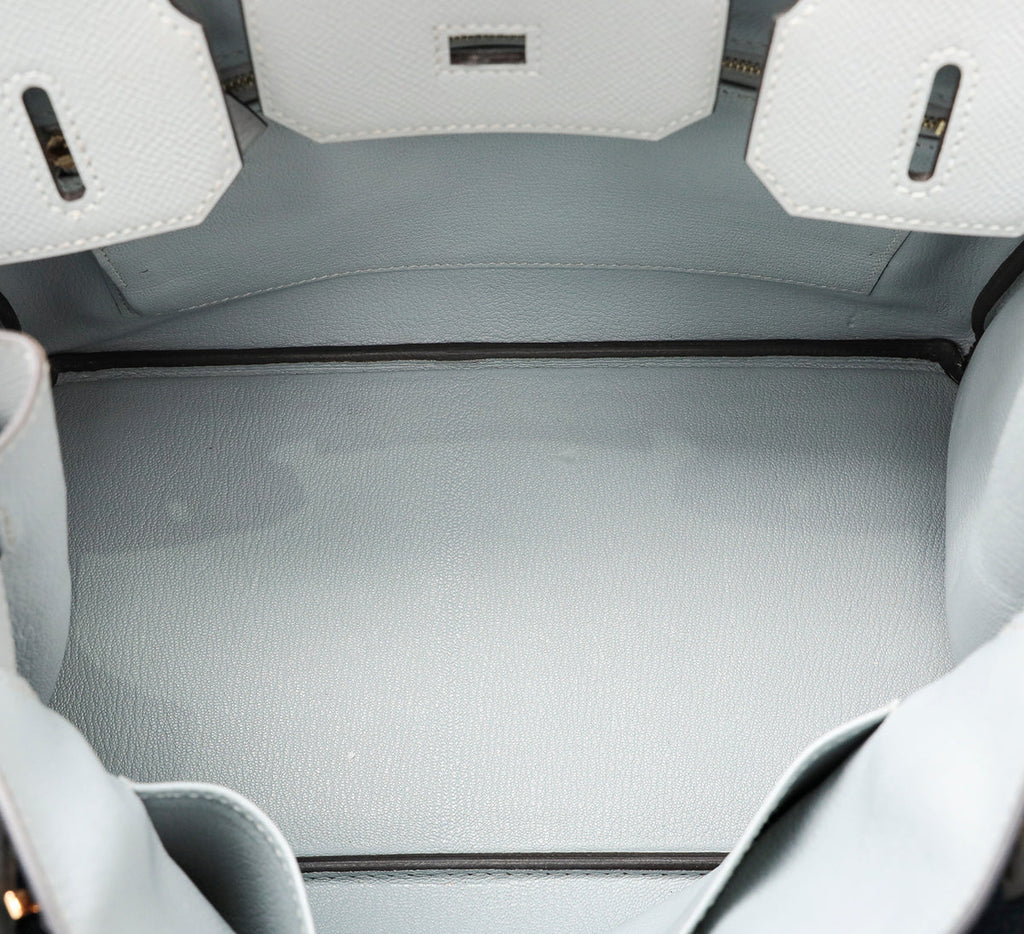 Hermes Bleu Glacier Birkin 30