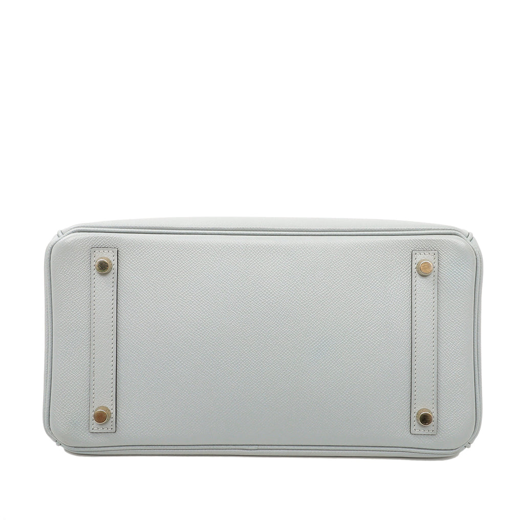 Hermes Bleu Glacier Birkin 30