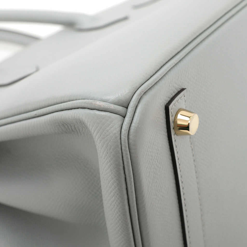 Hermes Bleu Glacier Birkin 30