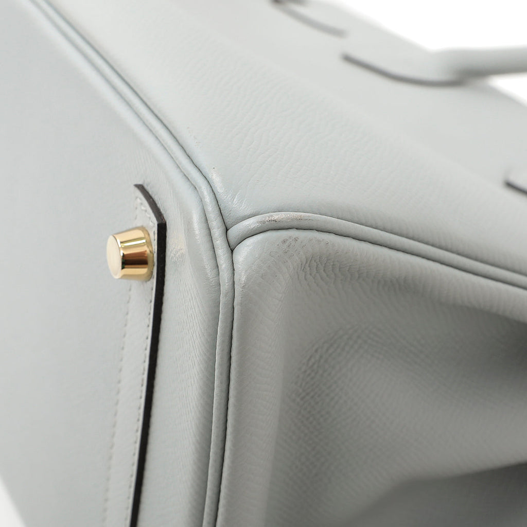 Hermes Bleu Glacier Birkin 30