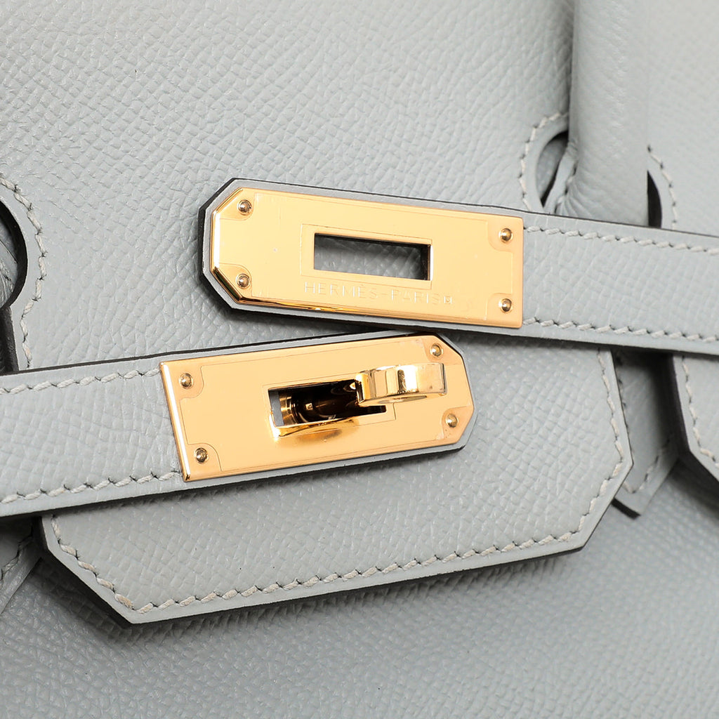 Hermes Bleu Glacier Birkin 30