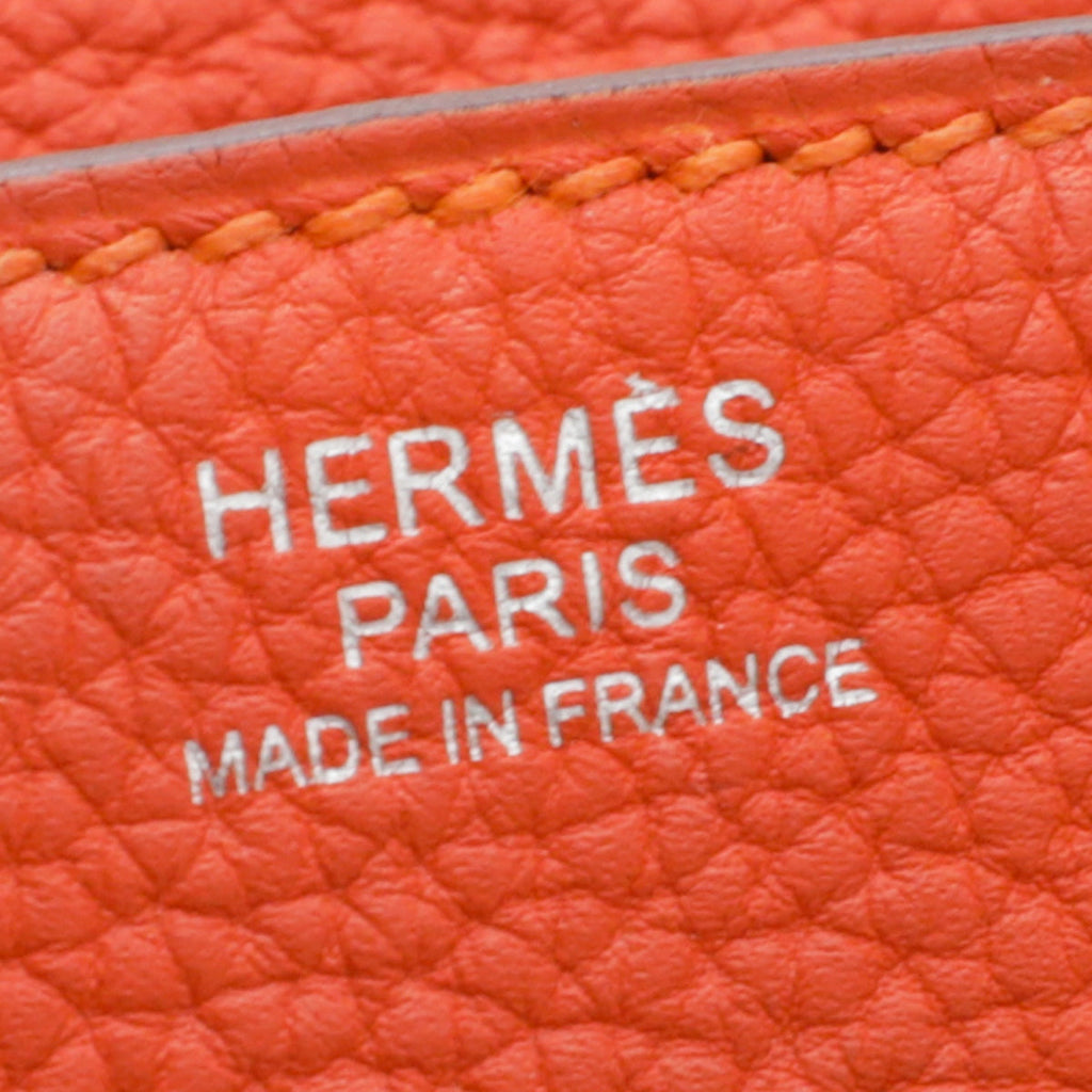 Hermes Orange Birkin 30 Bag