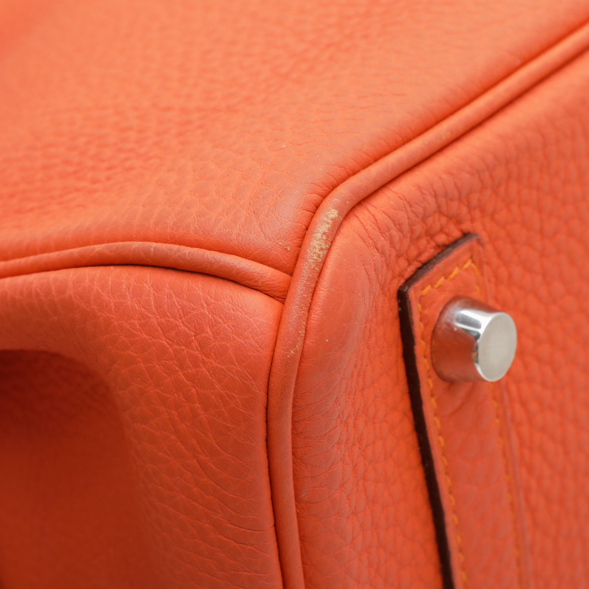 Hermes Orange Birkin 30 Bag