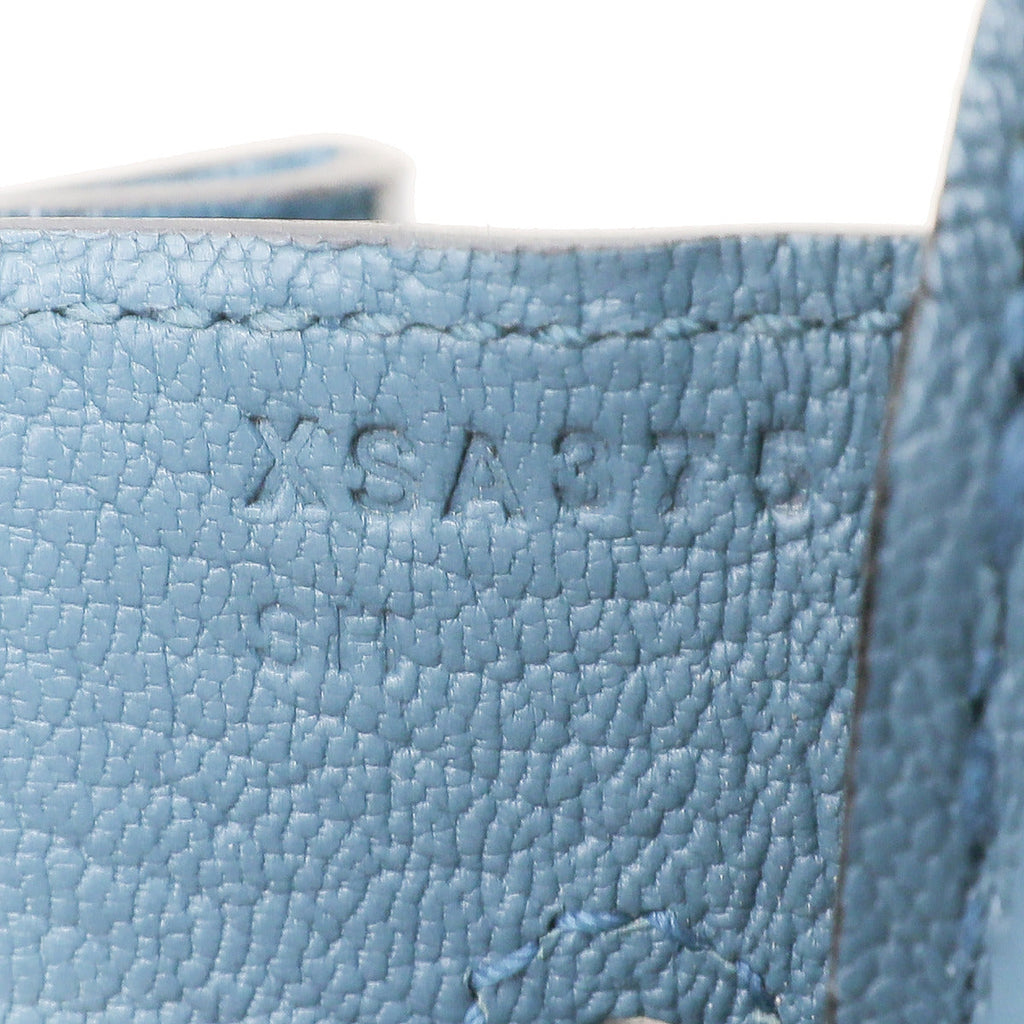 Hermes Cobalt Ostrich Birkin 30