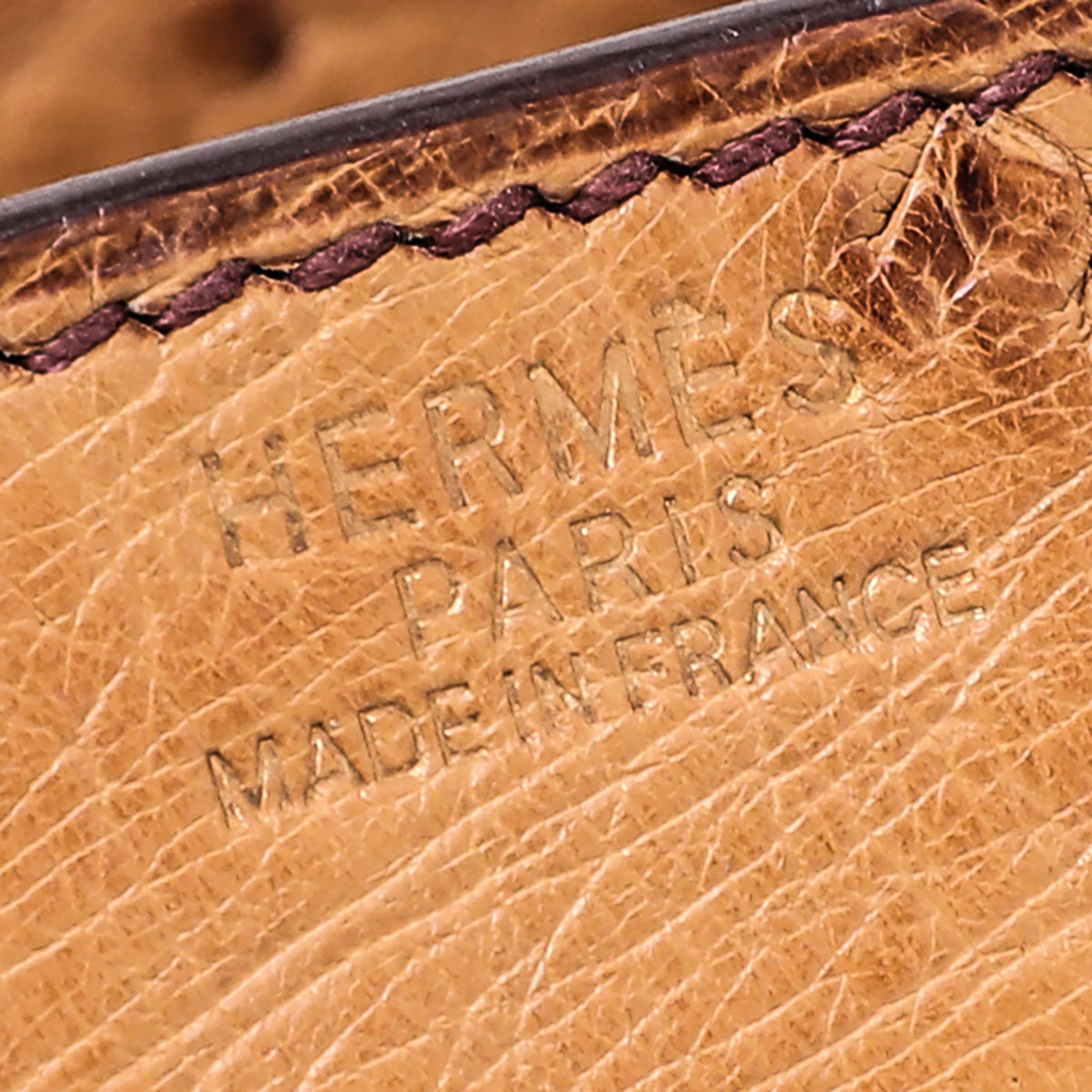 Hermes Gold Ostrich Birkin 30