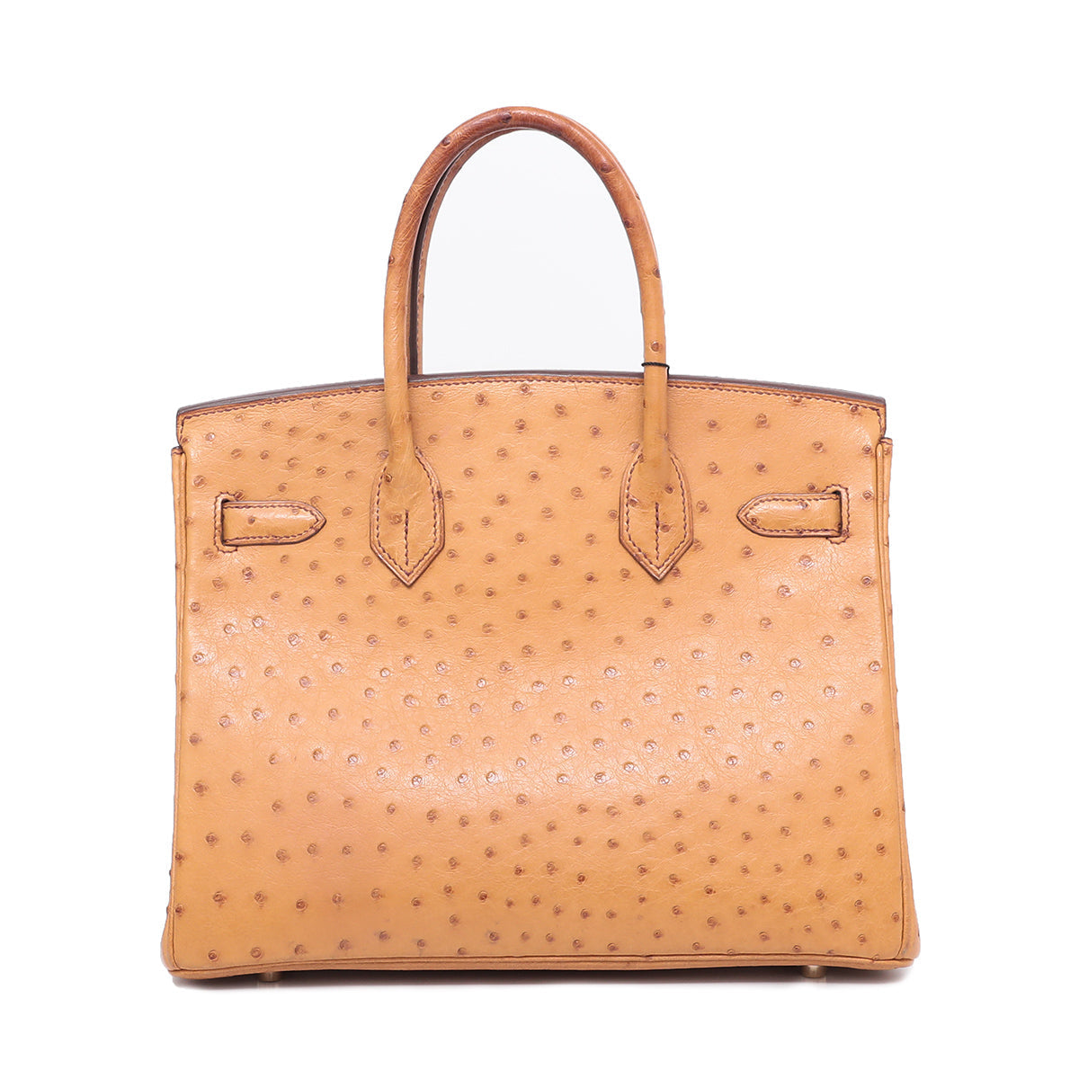 Hermes Gold Ostrich Birkin 30