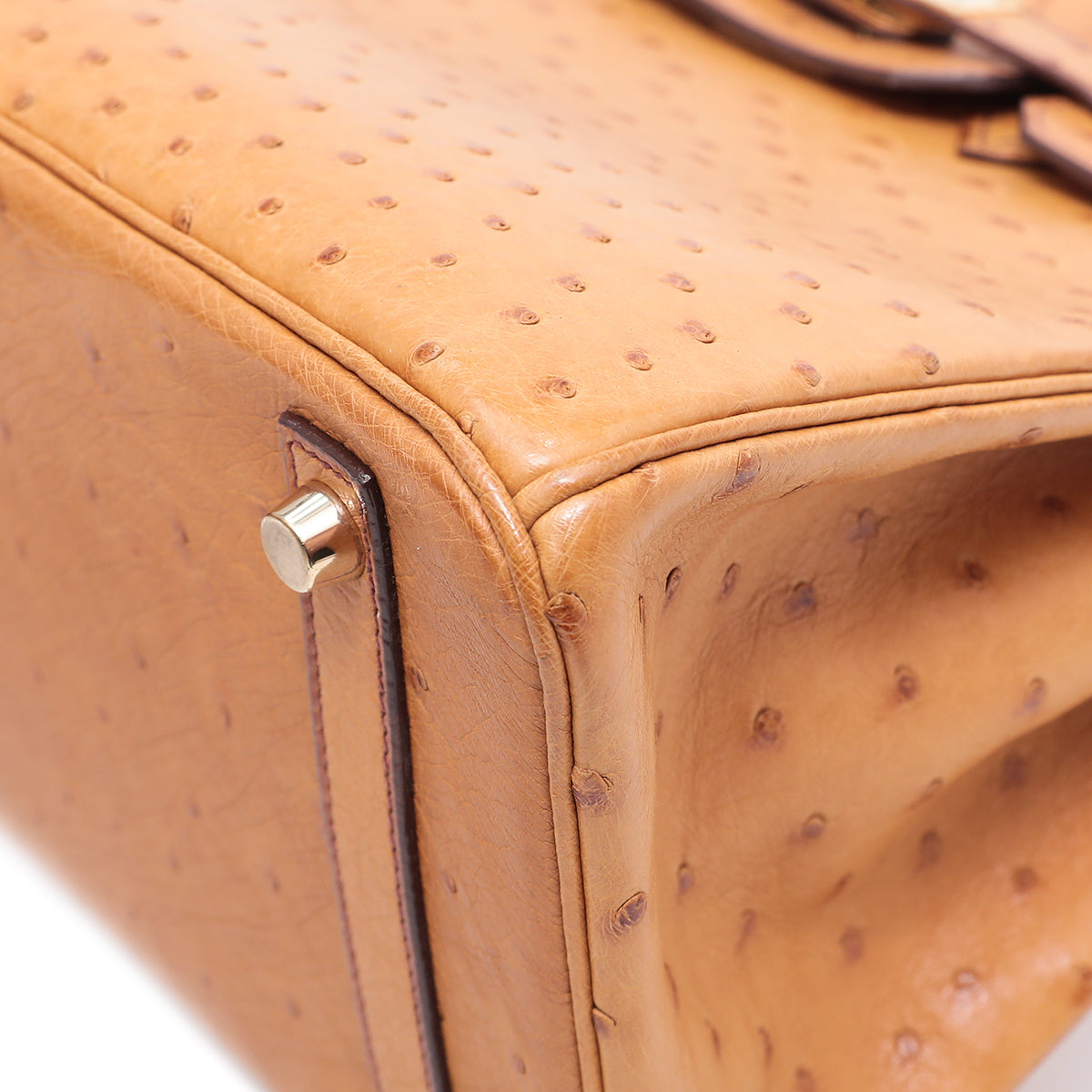 Hermes Gold Ostrich Birkin 30