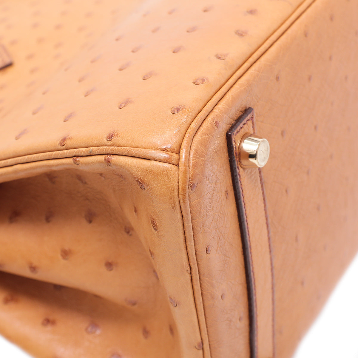 Hermes Gold Ostrich Birkin 30