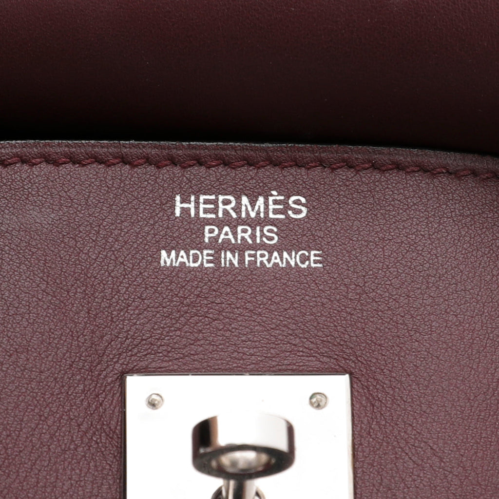Hermes Bordeaux Swift Birkin 35 Bag