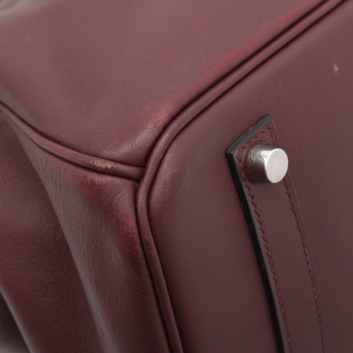 Hermes Bordeaux Swift Birkin 35 Bag