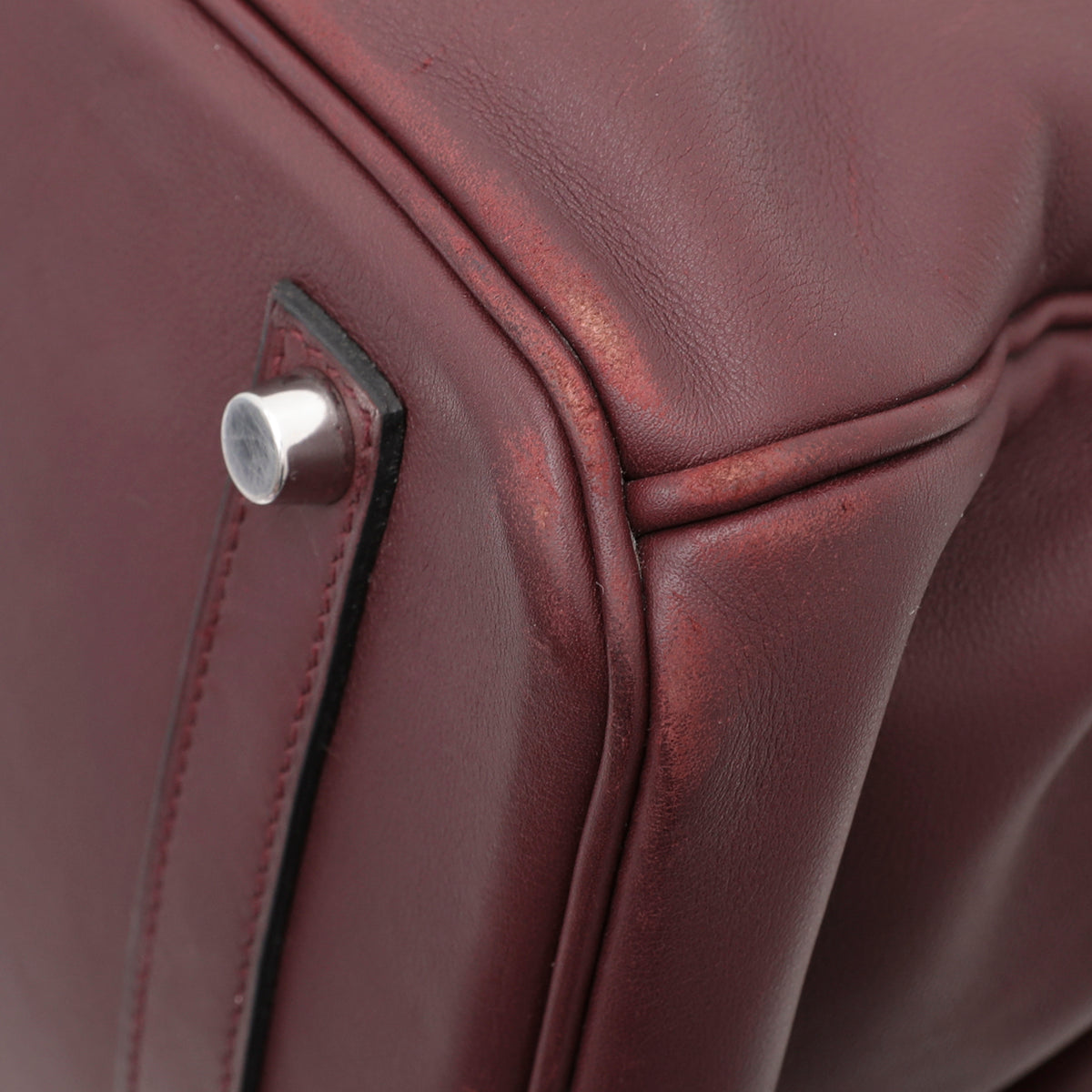 Hermes Bordeaux Swift Birkin 35 Bag