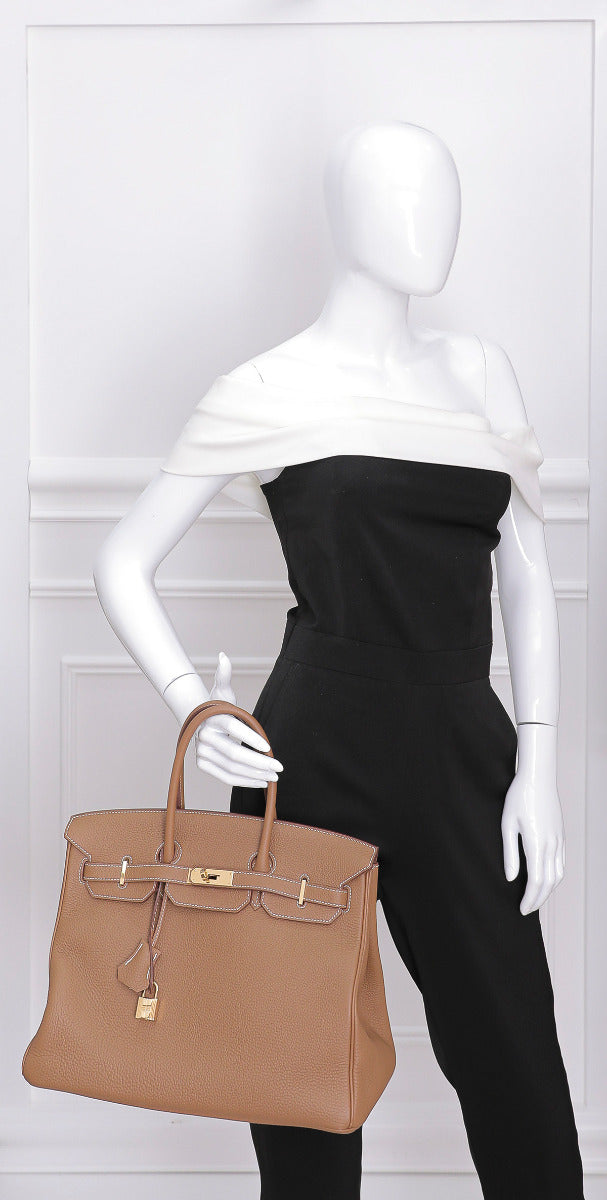 Hermes Gold Birkin Togo 35