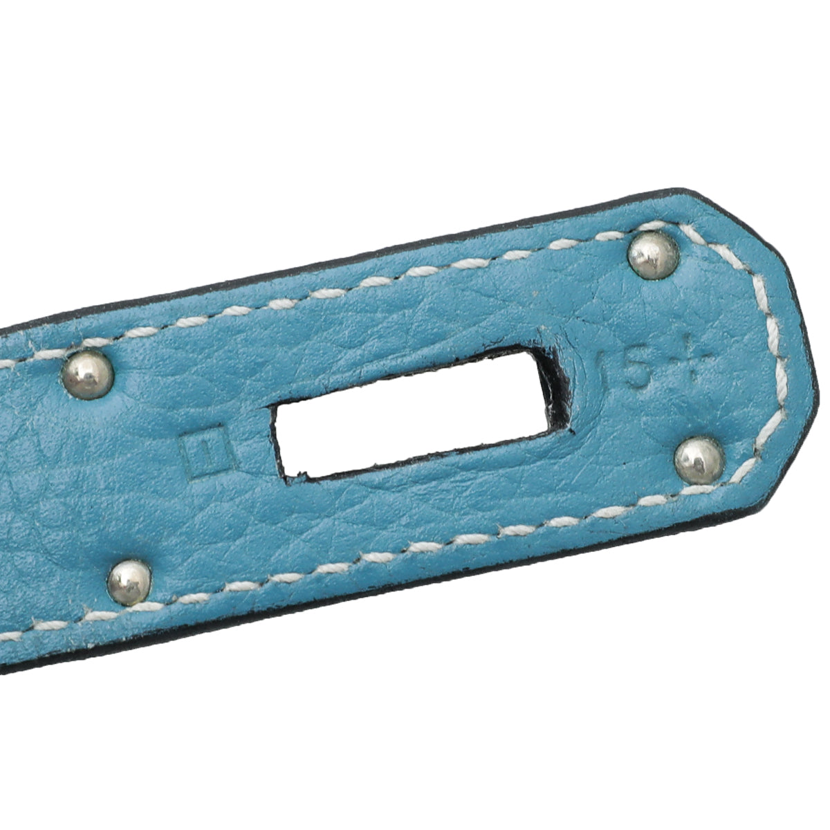 Hermes Blue Jean Birkin 50 Bag