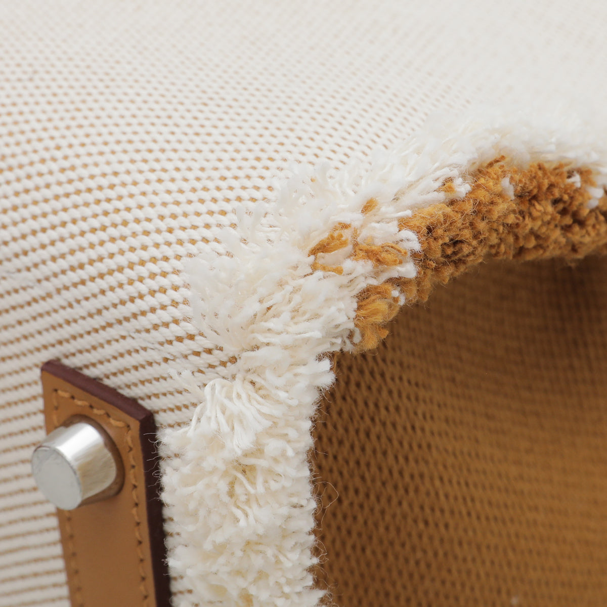 Hermes Sesame Fray Fray Ltd.Ed. Birkin 35 Bag