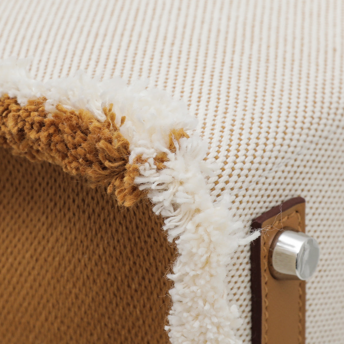 Hermes Sesame Fray Fray Ltd.Ed. Birkin 35 Bag