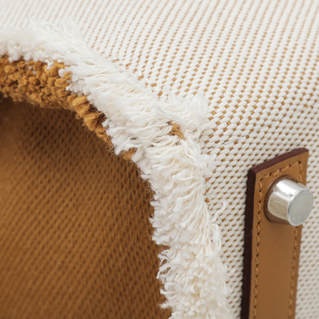 Hermes Sesame Fray Fray Ltd.Ed. Birkin 35 Bag