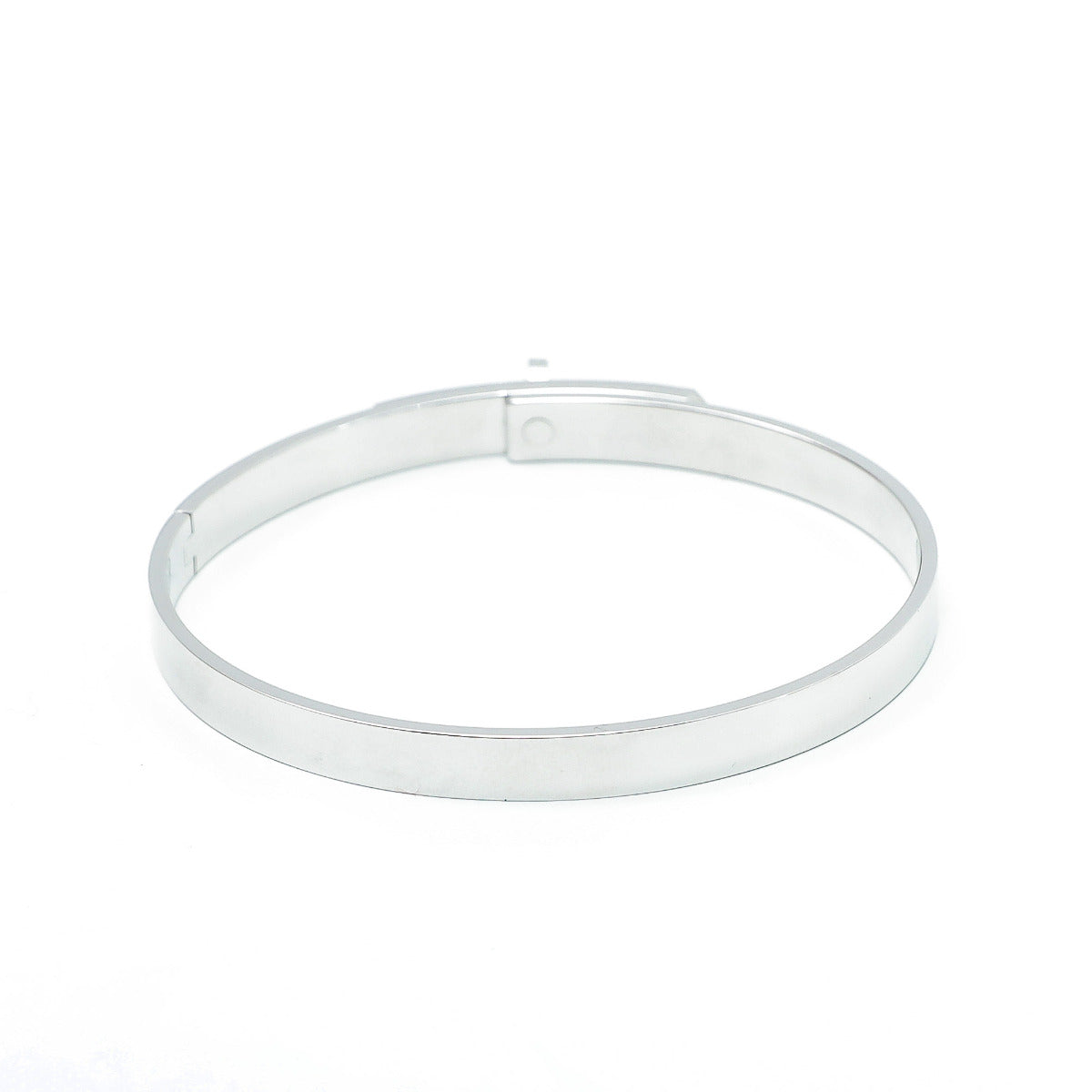 Hermes kelly 18k White Gold Small Bracelet