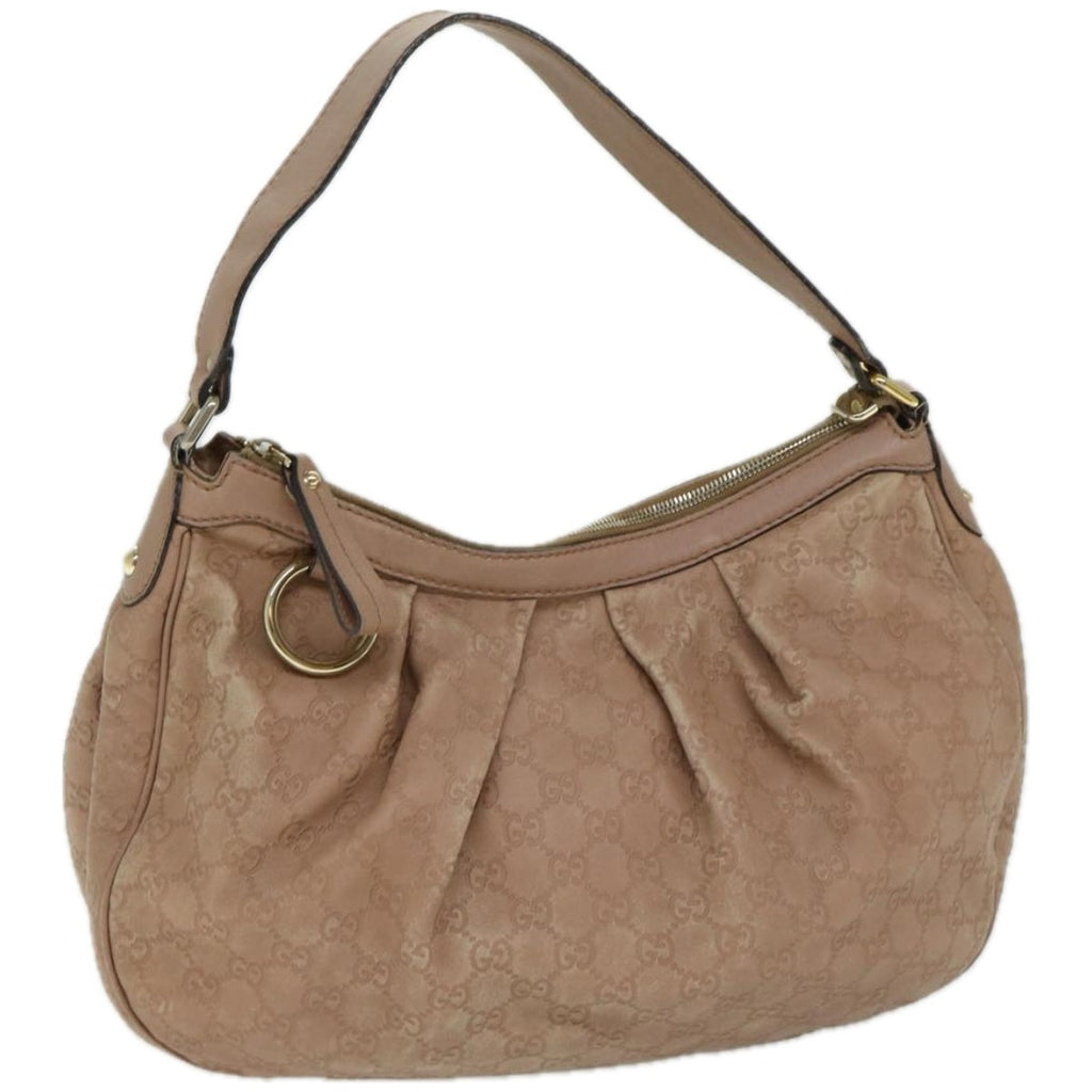 GUCCI Guccissima GG Canvas Shoulder Bag Beige 232955 hk1103