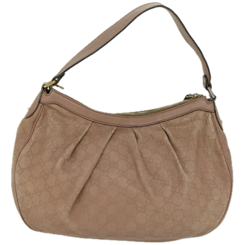 GUCCI Guccissima GG Canvas Shoulder Bag Beige 232955 hk1103