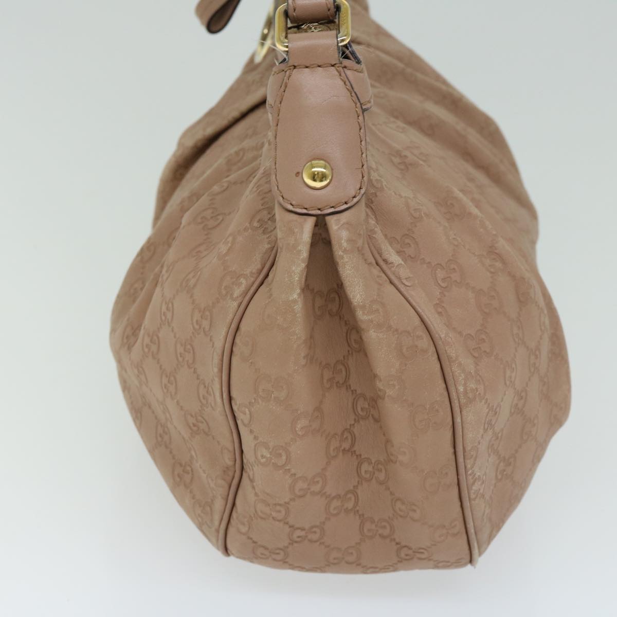 GUCCI Guccissima GG Canvas Shoulder Bag Beige 232955 hk1103
