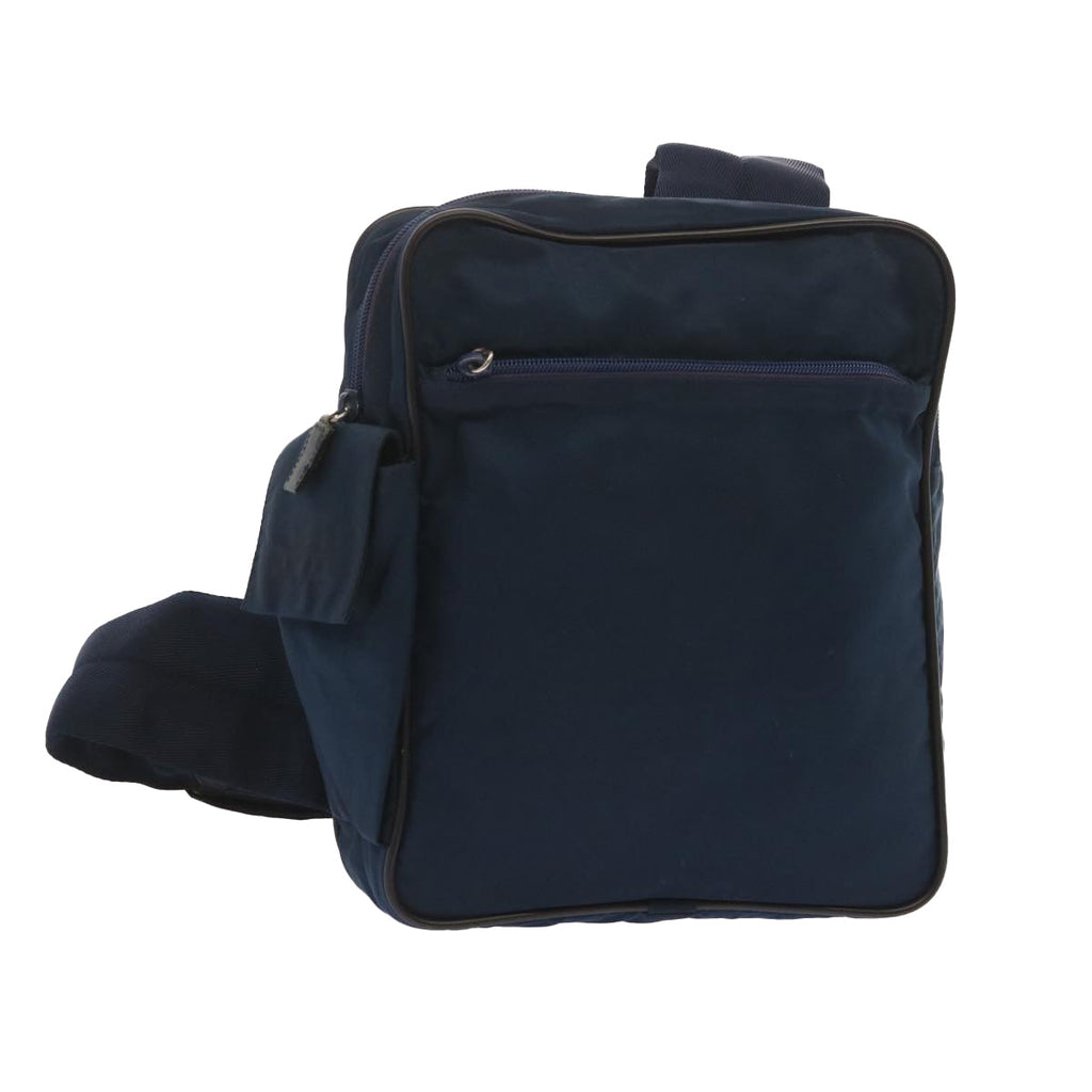 PRADA Shoulder Bag Nylon Navy hk1116