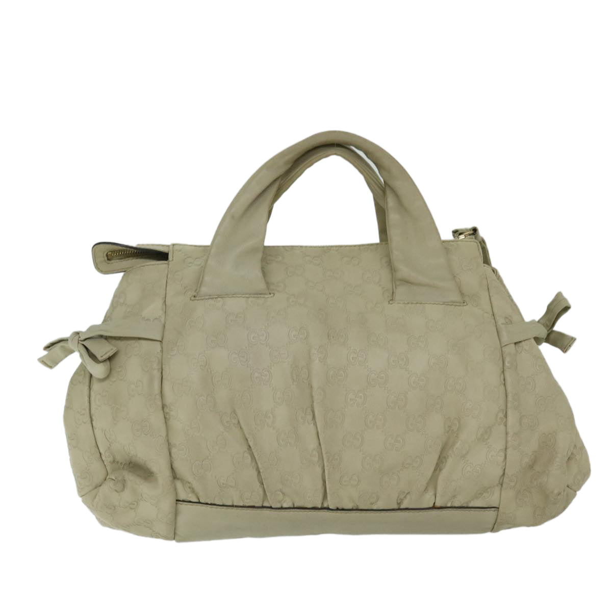 GUCCI Guccissima GG Canvas Hand Bag Beige 197020 hk1150