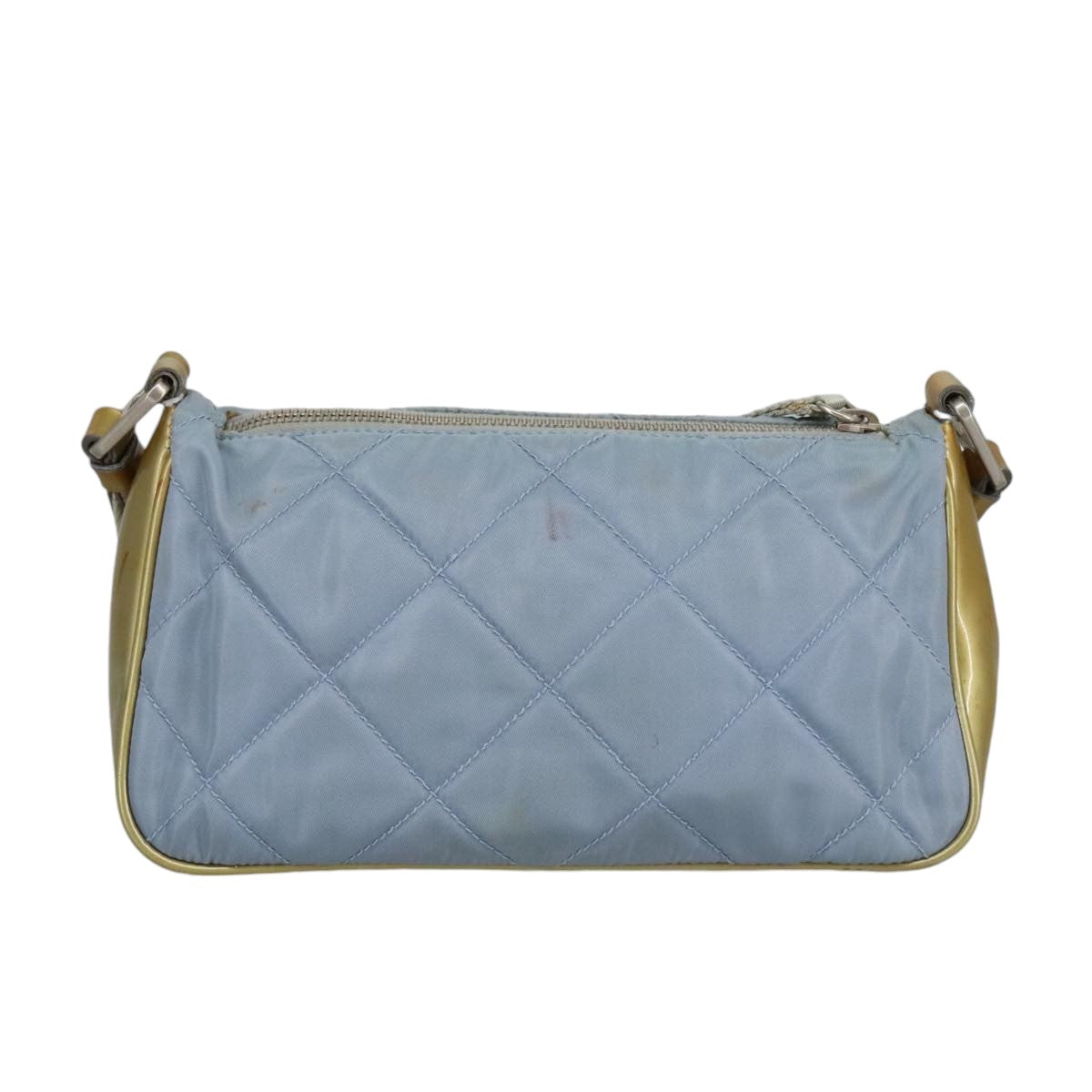 PRADA Shoulder Bag Nylon Baby Blue hk1707