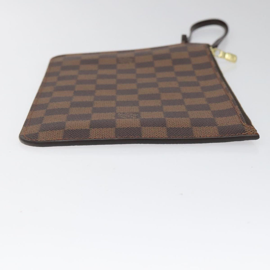 LOUIS VUITTON Damier Ebene Neverfull MM Pouch Accessory Pouch LV hk2018V