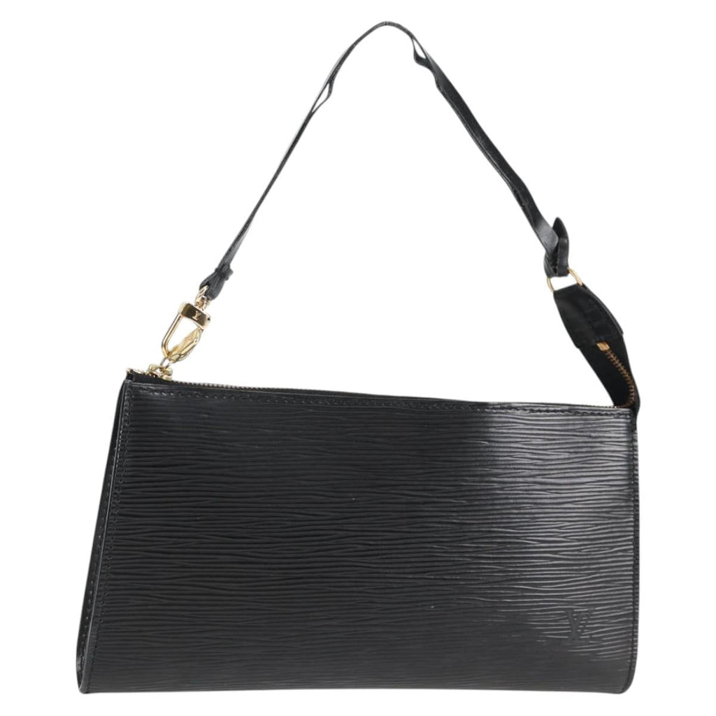 LOUIS VUITTON Epi Pochette Accessoires Pouch Black M52982 LV hk2447