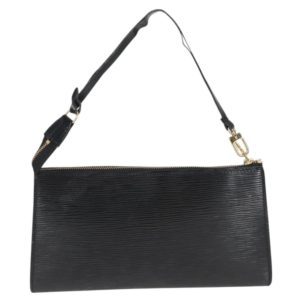 LOUIS VUITTON Epi Pochette Accessoires Pouch Black M52982 LV hk2447