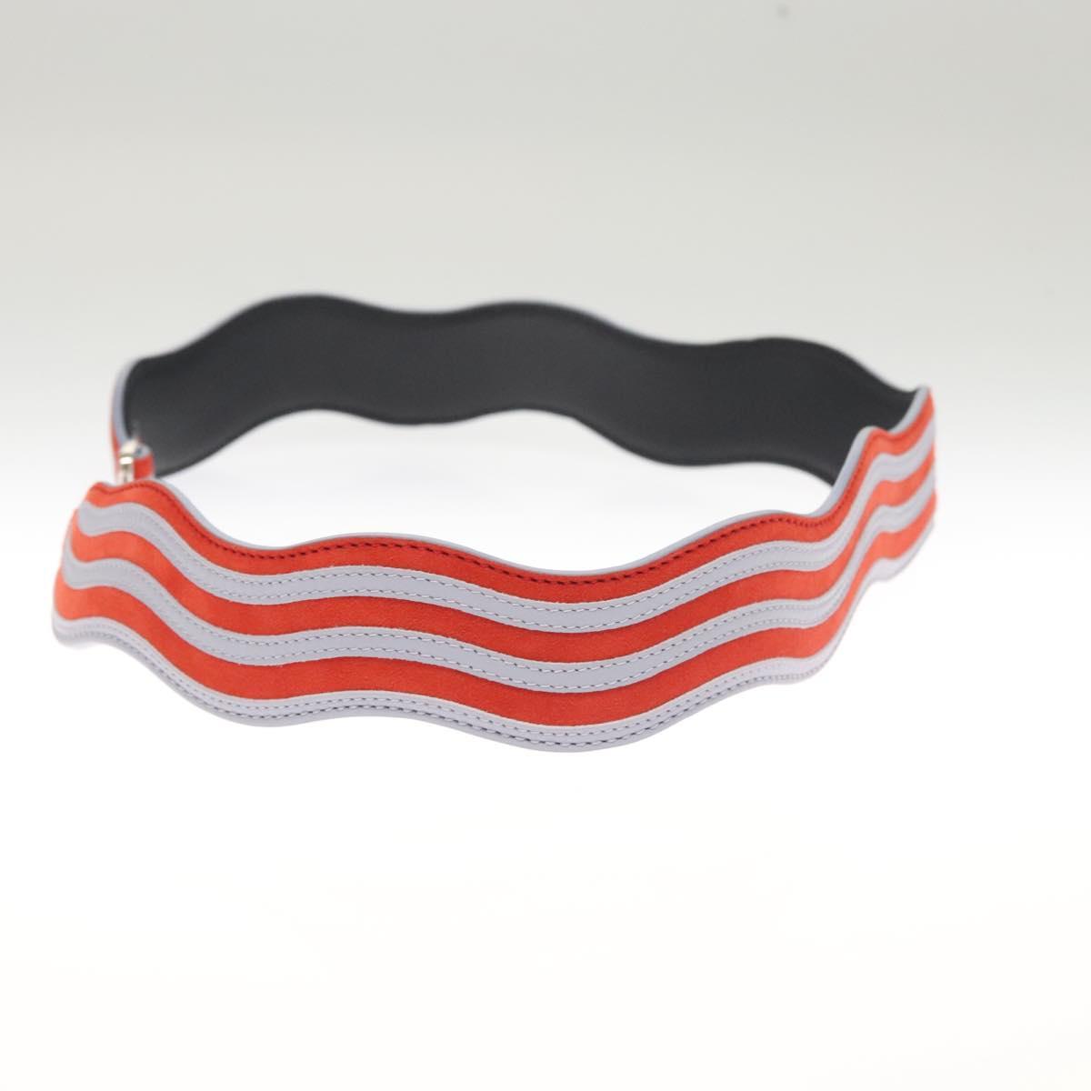 FENDI Strap You Shoulder Strap Leather Orange hk2497