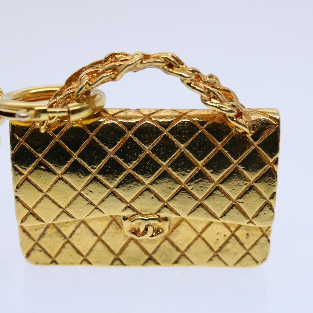 CHANEL Necklace Gold Tone CC hk964V