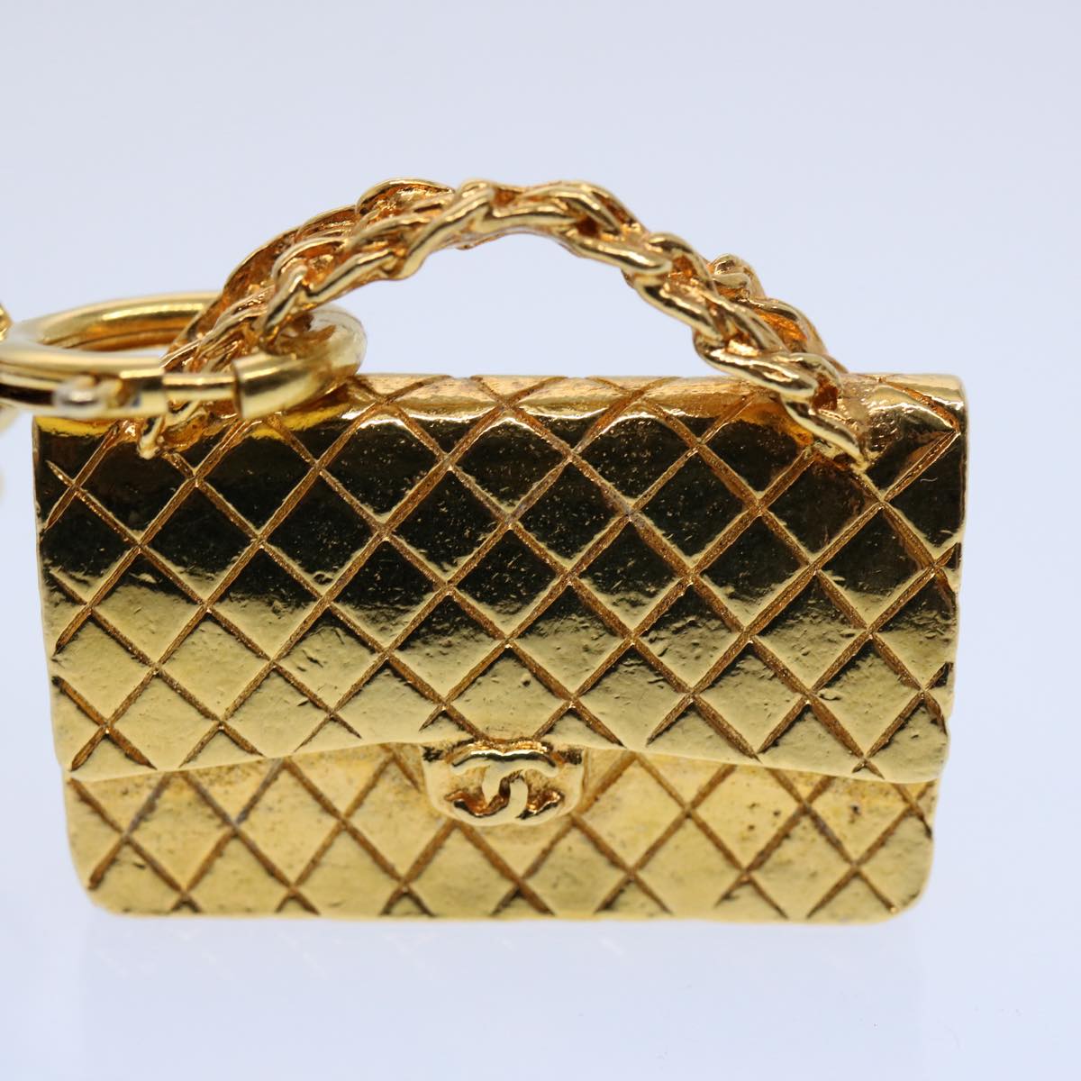 CHANEL Necklace Gold Tone CC hk964V
