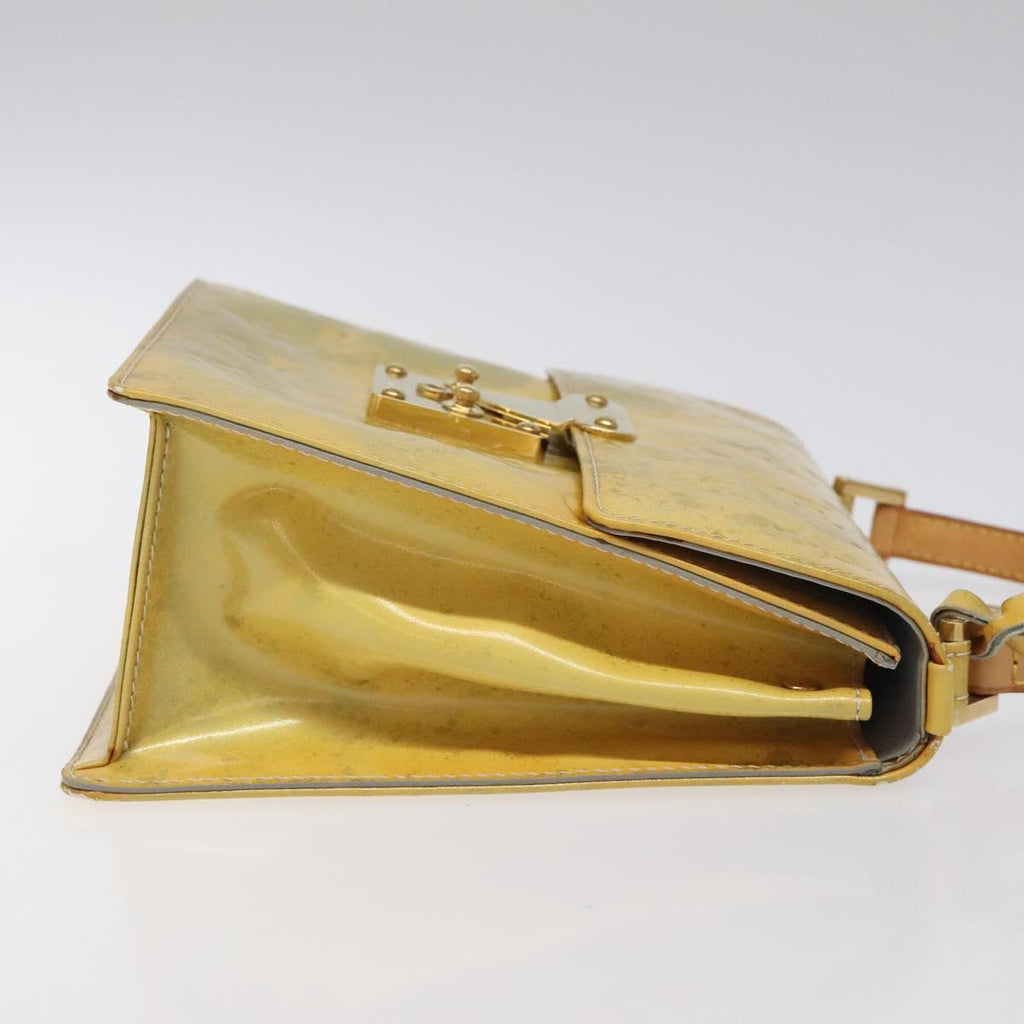 LOUIS VUITTON Monogram Vernis Spring Street Hand Bag Gris M91029 LV KD273