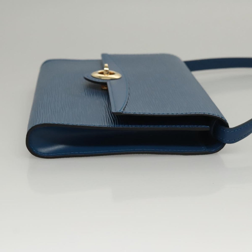 LOUIS VUITTON Epi Pochette Arche Shoulder Bag Blue M52575 LV KD396