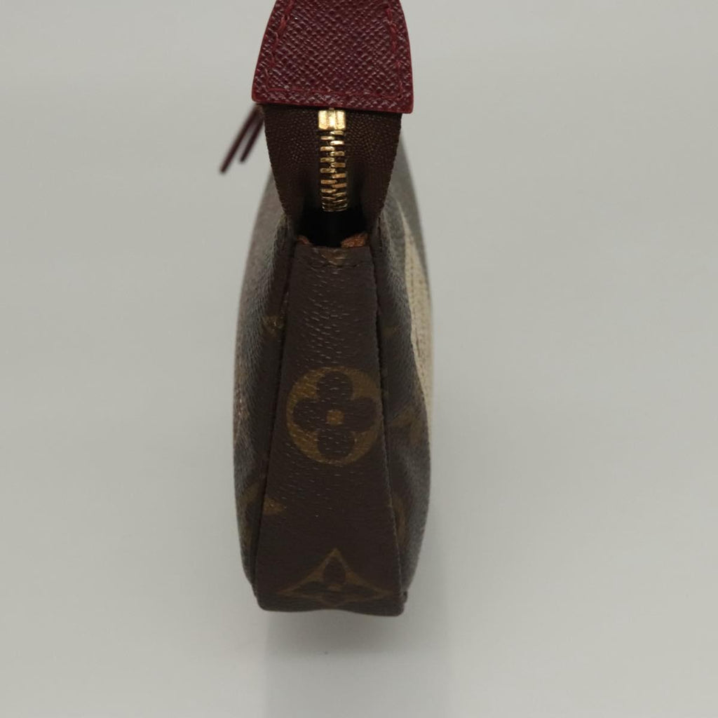 LOUIS VUITTON Monogram Label Mini Pochette Accessoires Pouch M63798 KD465